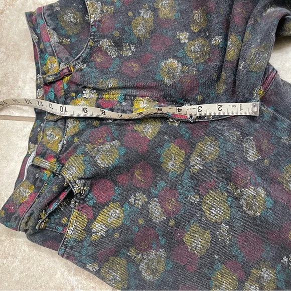 Authentic Made In The Shade Vintage Floral High Rise Mom Jeans  Size 13 USA - Picture 7 of 13